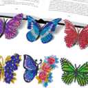 YiConfety Diamond Painting Kits, Kids Diamond Art Gift, Gem Art Kits for Girls Birthday, Arts and Crafts for Kids Ages 6 8 10(Butterfly)