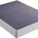 Signature Design by Ashley 10" Mattress Box Spring with Metal Foundation, King, White