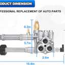 AUTOBABA Pressure Washer Pump Head Assy, Compatible with AR42940 AR Pump-SRMW2.2G26/ RMW2.2G24 Pump Head AR42518 AR43061 AR42940 Replacement Kit