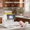Stillstorm Shaved Ice Machine Snow Cone Maker No Ice NeededSnowflake Machine with RapidChill Technology, Auto-Clean SUS304, Adjustable Speed Snowflake Maker for Home, Party 