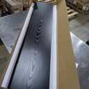 Heimlove 12 Inch Deep Floating Shelves, 55 x 12 inch Extra Long Floating Shelves for Wall, Large Display Shelf & Storage Shelf for Living Room Bedroom Kitchen Home Office, Set of 1, Black