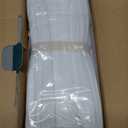 LBRO2M 100% Cotton Sheets Set Deep Pocket Up to 18"-24", 1000 Thread Count King Size 4 Pcs Bed Sheet Sets Soft Comfortable Bedding All Season (King, White)