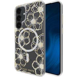 Case-Mate Samsung Galaxy S25 Plus Case [Magnetic and Wireless Charging] - Sparkly Floral Phone Cover with 12ft Drop Protection - Premium Phone Case for Samsung Galaxy S25 Plus 6.7" - Floral Gems