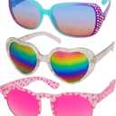 Tigerdoe Kids Sunglasses - 3 Pc Set - Polarized - UV Protection Boys & Girls Sunglasses - Beach Accessories