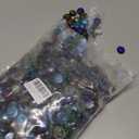 FANTIAN 10 Pounds Fire Pit Glass, Mixed Color Gems, Decorative Flat Glass Rocks for Vase Fillers Fish Tank Mosaic Crafts Wedding and Aquarium Gravel