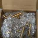 Haliwu 30 Pack Brass Gold Cabinet Knobs T Kitchen Pulls Drawer Knobs for Cabinets