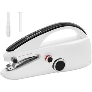 Sewing Machine, Handheld Sewing Machine for Beginners, 3 Speed Adjustment Electric Mini Sewing Machine, Easy to Use and Fast Stitch Suitable for Clothes, Fabrics, DIY Home Travel