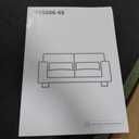 Marsail 65" Loveseat Sofa, Love Seat for Living Room, Comfy Couch with Deep Seats and Wide Armrests, Sofa Couch with Supportive Cushion and Sturdy Frame, Easy to Clean with Removable Covers, Green