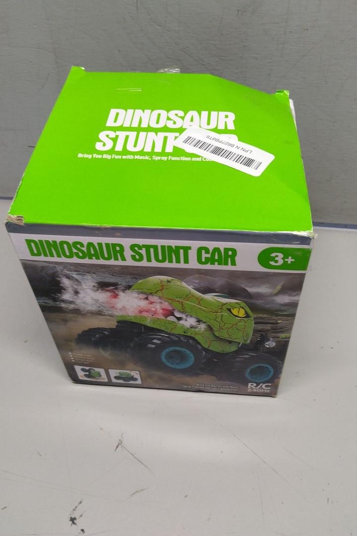 Monster Truck Toys - Remote Control Monster Truck with Spray & Light, Dinosaur Toys for Kids 5-7, 1:20 Scale 2.4 GHz RC Truck, 360 Spins Remote Control Car for Boys 4-7, Kids Christmas Birthday Gifts
