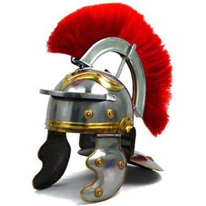 Roman Officer Centurion Historical Helmet Armor 18g Steel Roman Helmet Rustic Vintage Home Decor Gifts