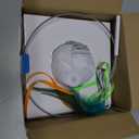 Interactive Cat Toys for Indoor Cats: Upgraded 360 Automatic Spin Flying Bird Feather Wand with Silicone Protected Rod Safe Play, Strong 8cm Suction Cup, USB-Rechargeable for Bored Kittens and Adult (White)