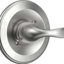 Replacement for Delta Classic 13 Series Single-Function Shower Valve Trim Kit, Shower Handle, Brushed Nickel Shower Trim Kit T13020-SS (RP46074 Cartridge Included, Valve Not Included)