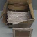 Lyeasw Rustic 5x7 Picture Frame Set of 12, Multi Woodgrain Farmhouse Photo Frames for Wall or Tabletop, Beige