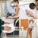 Chinoiserie Christmas Kitchen Towels, Blue Bow Coquette Christmas Tree Dish Towels for Bathroom,Light Blue Christmas Hand Towels for Bathroom Kitchen, Grandmillennial Decor,16x24 Inches Set of 4