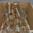 10 Pcs 19.3 inches Tall Crystal Flower Stand Wedding Road Lead Tall Flower Holders Centerpiece Crystal Flower Chandelier Metal Flower Vase for Reception Tables Wedding Supplies
