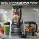 Ninja UltraCrush Pro Kitchen System, 1500W, 72oz Blender, Silver, BP401