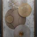 Boho Abstract Canvas Wall Art for Kitchen Picture for Dining Room Rustic Neutral Geometric Basket Painting Wall Decor Farmhouse Prints Minimalist Poster Artwork Home Bedroom Decorations 20x40