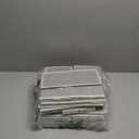 Kootek 16 Pack Drawer Organizer Clothes, Dresser Drawer Organizers for Clothing Fabric Foldable Closet Organizers and Storage Bins for Baby Clothes, Nursery, Underwear, Bras, Socks (Grey)