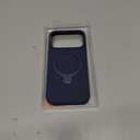 TORRAS Q3 Silicone 360 Spin for iPhone 17 Pro Case with Stand, Fit for MagSafe, Magnetic Ring Kickstand with Camera Control, Liquid Silicone Rubber Soft Phone Case for iPhone 17 Pro 6.3'', Deep Blue