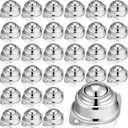 Gisafai 30 Pcs 1" Roller Ball Transfer Bearing 400 Lbs Load Capacity Carbon Steel Round Ball Transfer Unit Universal Casters for Conveyor Roller Stand Transmission System Furniture