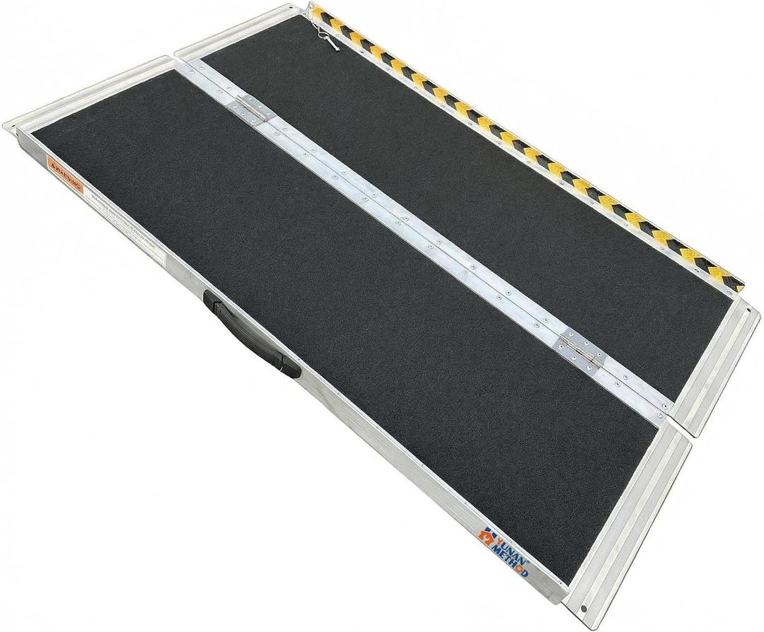 4FT Portable Wheelchair Ramp (Using 4-12''), 800LBS Capacity
