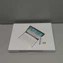 aoub Case for iPad 9th/8th/7th Generation 10.2 inch, Stand Folio Detachable Wireless Bluetooth Keyboard Cover Soft TPU Back Case with Pencil Holder for iPad 10.2 2021/2020/2019, Light Green