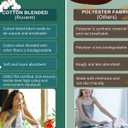 2 x Ruvanti Cloth Napkins Set of 6, 18x18 Inches Napkins Cloth Washable, Soft, Durable, Absorbent, Cotton Blend. Table Dinner Napkins Cloth for Hotel, Lunch, Restaurant, Wedding Parties - Purple