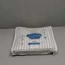 MooMee Striped Duvet Cover Set 100% Washed Cotton Linen Like Textured Breathable Durable Soft Comfy (White Dark Grey Wide Stripes, Queen 90"x90")