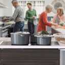 Universal Pans Pots Lid Cover Fit All 8.25 Inch to 12 Inch Pots/Pans/Woks Stainless Steel and Glass Lid with Heat Resistant Knob, Black