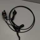 E-Bike Hydraulic Disc Brake Set Electric Power Control Shifter, Aluminum Front 140/160mm Rear 160/180mm Brake Rotors, Left/Right-Front/Rear Braking Direction for Scooter and Motorcycle(Left Rear)