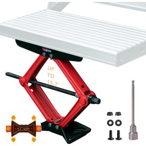 RV Step Stabilizer Kit 3.1-15.7" Height Adjustable, Heavy-Duty 4400lb Load Capacity for Travel Trailers, 5th Wheels and Motorhomes, Foldable and Easy to Install, Hex Socket Included