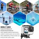 BO&DQQ Compatible for Go Pro Hero 13 12 11 10 9 Black Waterproof Housing Case 60M/196FT Protective Underwater Diving Case Shell with Cameras Handle Mount Accessories Kit