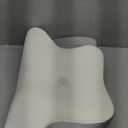 Cervical Neck Pillow, Memory Foam Pillow for Pain Relief, 2 Height Adjustable Ergonomic Pillow with Breathable Ice Silk Cover, Contoured Neck Support Pillow for Side, Back and Stomach Sleepers (Pearl White)