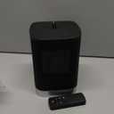 Small Portable Space Heater for Indoor Use - VOCRS 1500W PTC Electric Heater with Thermostat, Remote Control, 12H Timer, Eco and Fan Mode, Rapid and Safe Heating for Bedroom, Office