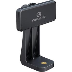 WixGear Magnetic Tripod Mount Strong Phone Holder for Tripod Compatible with iPhone and Android Devices