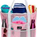 Dejaroo Mesh Sand Free Bag - Strong Lightweight Bag For Beach & Vacation Essentials. Tons of Storage!