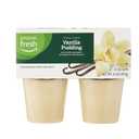 Amazon Fresh, Vanilla Pudding Cups, 4 Count