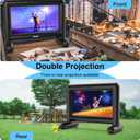 Inflatable Projector Screen for Outside 16ft Blow Up Movie Screen Outdoor with Air Blower, Easy Set Up Inflatable TV Home Theather for Backyards Movie Nights Party Fun, Support Front Rear Projection