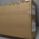 C Shaped Side Table End Coffee Tables, Unique Aesthetics Minimalist Accent Tables, Multifunction Round Metal Side Tables for Living Room Bedroom Sofa Balcony Couch Patio Yard Garden Indoor & Outdoor (23.6 inches)