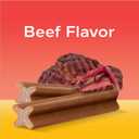 Pedigree Dentastix Small and Toy Breed Dog Treats, Beef Flavor, (7) 24ct Bags (168 Treats Total) (EXP 01/29/27)