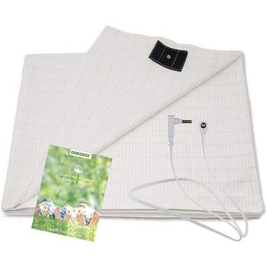 Grounding Sheet with Grounding Cord - Materials Organic Cotton and Silver Fiber Natural Wellness (27 * 52 inch)