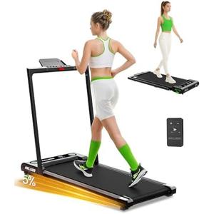 Walking Pad with Incline, Akluer Incline Treadmills for Home, 2.5 HP Under Desk Treadmill Small with Remote Control, Walking Pad Small Treadmill with LED Display