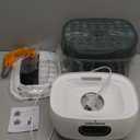 Baby Brezza Bottle Sterilizer and Dryer Advanced  33% Faster - Largest Capacity Steam Sanitizer - Universal Sterilization Machine for All Bottles + Pump Parts - HEPA Air Filter (White)