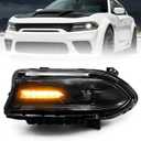 HID Headlight Assembly Compatible with Dodge Charger 2015 2016 2017 2018 2019 2020 2021 (Xenon/HID Model) Headlamp Replacement Left Driver Side (Not For Halogen Model)