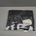 Women's Oversized Graphic Crewneck Sweatshirt Comfy Casual Basic Sweatshirts Pullover Tops (Black, L)