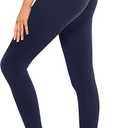 GAYHAY High Waisted Leggings for Women - Soft Opaque Slim Tummy Control Printed Pants for Running Cycling Yoga, Size L-XL