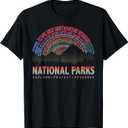 Explore Protect Preserve National Park Outdoor Lover T-Shirt L