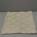 Set of 2 Soft Moroccan Throw Pillow Covers 18x18 Inch Plush Boho Decorative Pillow Cover Accent Cushion Case for Couch Sofa Bed, Beige