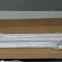 Tension Curtain Rod 41-173In-22Lb Outdoor Extra Long Curtain Rod No Drilling for Window or Bathroom Patio, Adjustable Heavy Duty Shower Curtain Rod, Easy to Install, Never Rust, Non-Slip-White