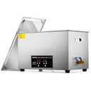 CREWORKS 30L Digital Ultrasonic Cleaning Machine with Heater and Timer, 600W Stainless Steel Ultrasonic Cleaner Machine, 7.9 gal Ultrasonic Parts Cleaner for Retainer Glasses Auto Tool Machine Part